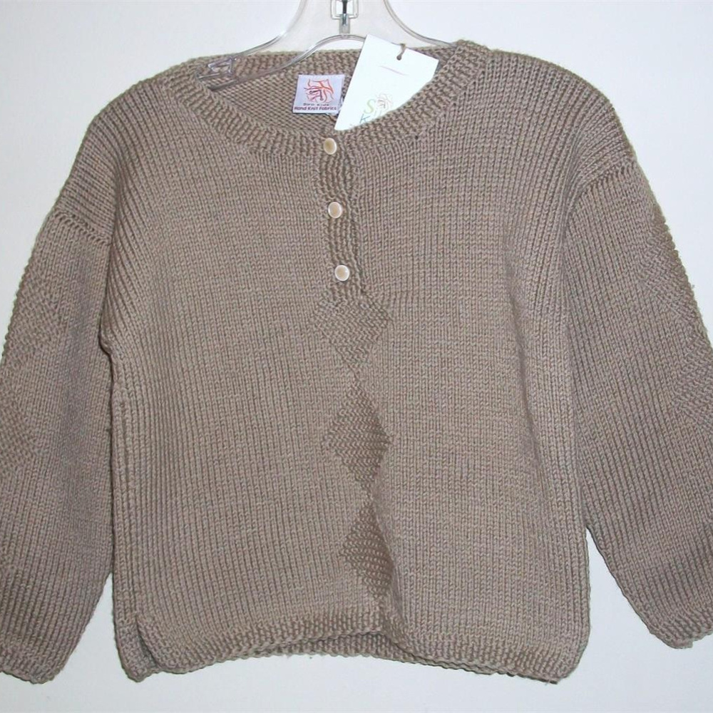 TODDLER SWEATER ORGANIC NEW Hand Made Merino Wool